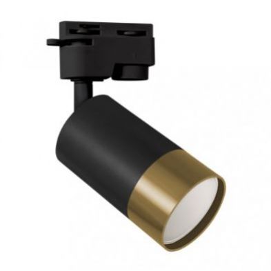 Oprawa do zamontowania na szynoprzewodzie PUZON TRA GU10 BLACK/GOLD IDEUS (04088)